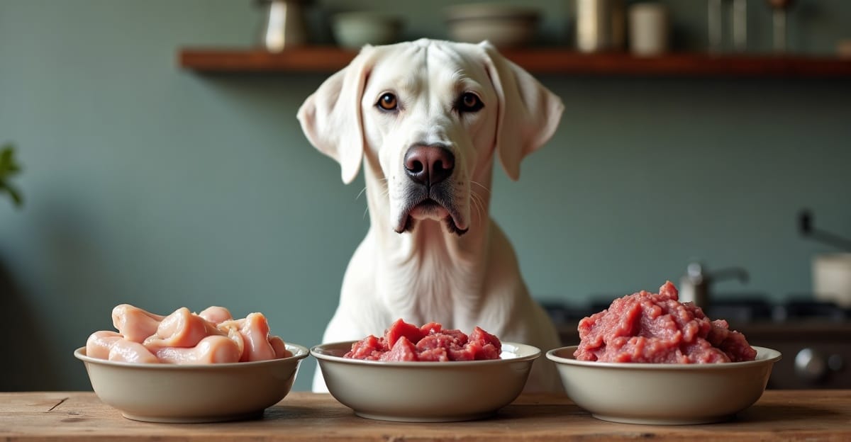 dogo argentino adult feeding