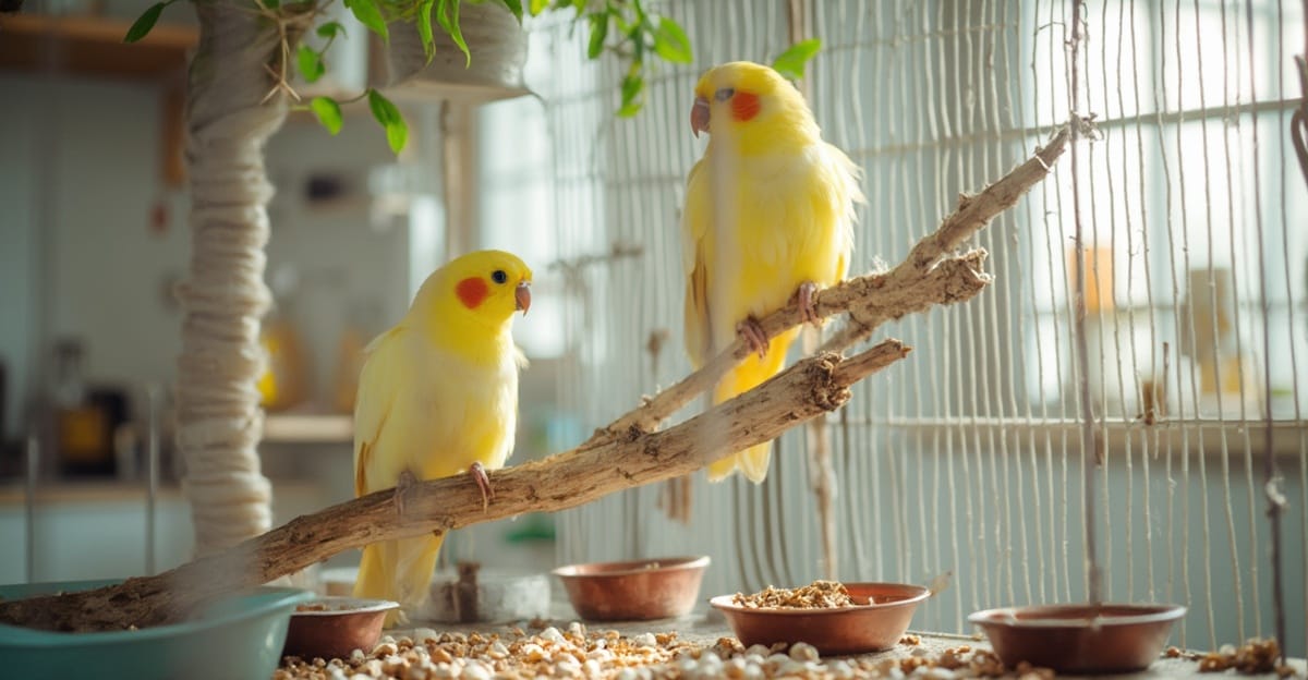 How to Set Up a Cockatiel Cage cockatiel separation anxiety